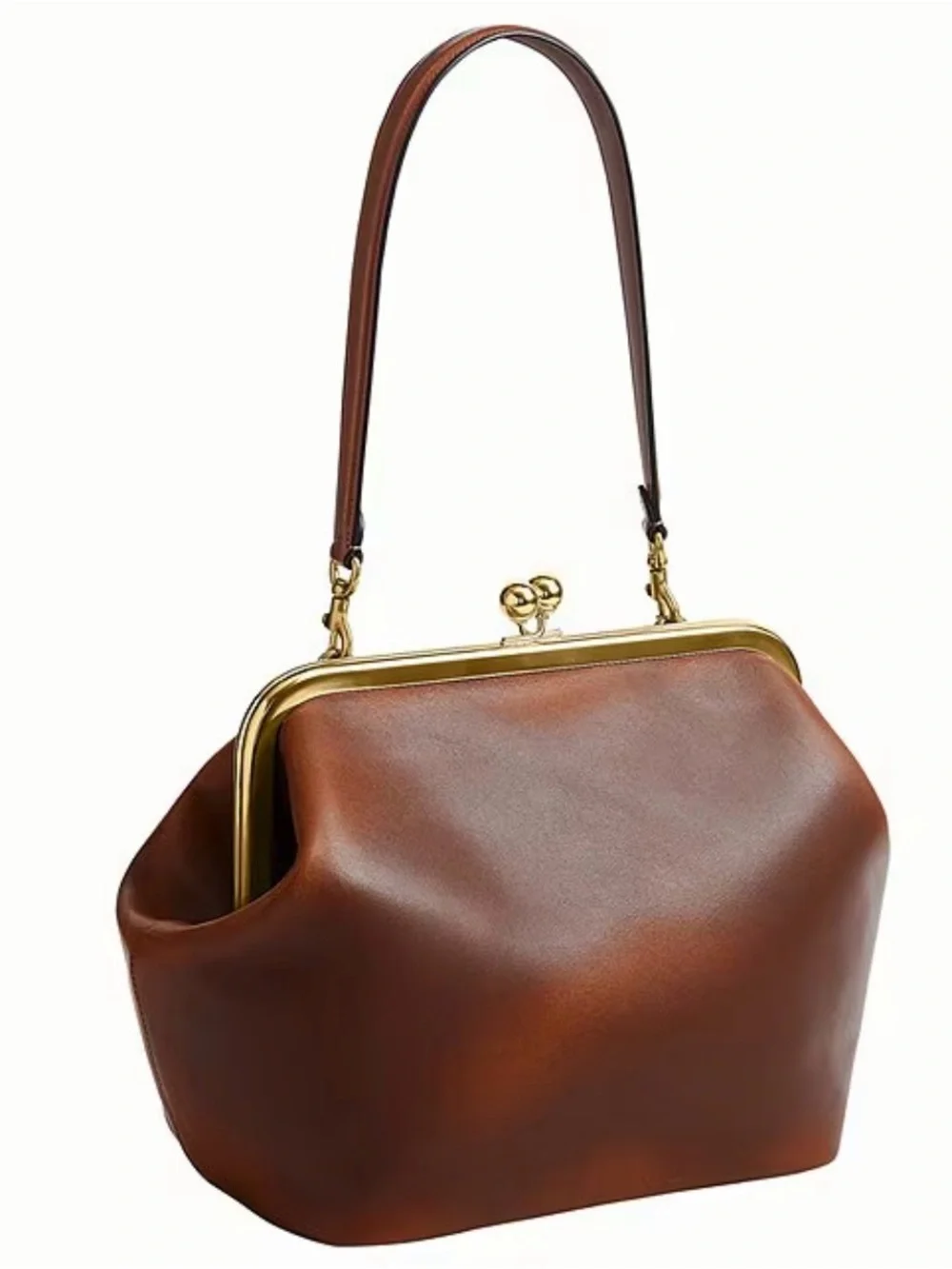 COACH Kisslock 27 in loved leather - NWT